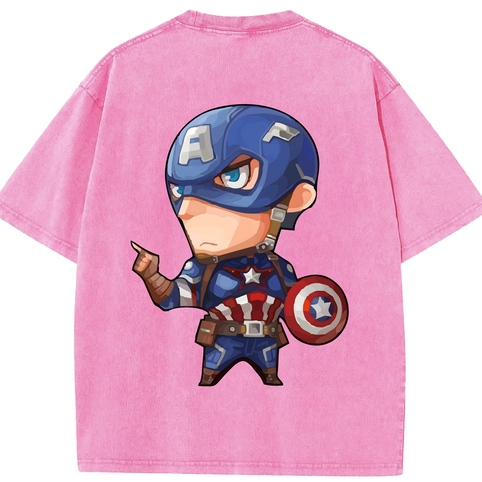 （画像用） アベンジャーズ The Avengers 綿100% ヴィンテージ風 半袖Tシャツ（背面プリント）